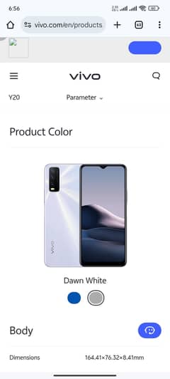 Vivo y20 Full Box