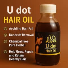 U Dot Hair Oil | Say goodbye to hair worries