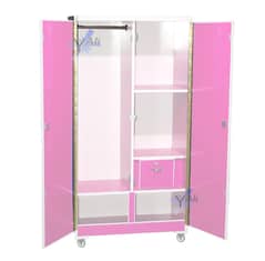 Kids Wooden Almari [337 0337 555] [kids Furniture]