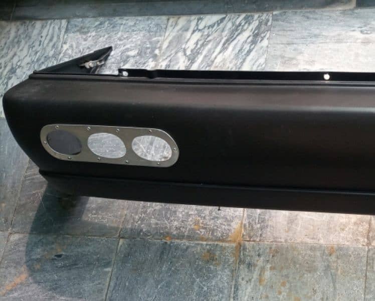 modified mehran rear bumpers with civic style diffuser 0