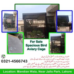 Spacious Bird Aviary / Cage 