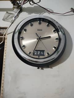 Antique citizen vintage Wall clock Japan Seiko Rhythm