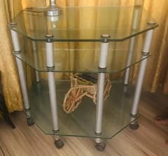 TV trolley ( Glass )