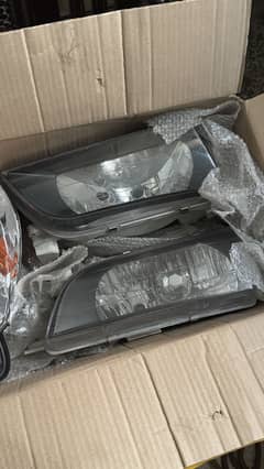 Toyota Indus Corolla Ae-100 ae-101 smoked headlights