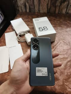 oppo a58 all accessories lush condition 8+4/128