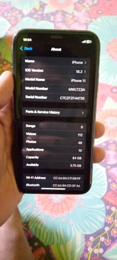 i phone 11  gb 64 pta approved  all ok
