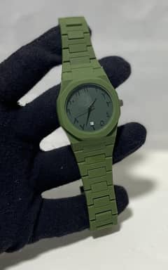 Men's Multicolor Analogue Watch With Chain Strap - 1pc