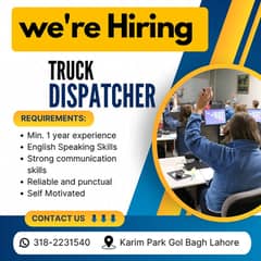 Need Experienced Truck dispatcher