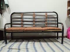 Selling iron sofa set. no damage fully strong