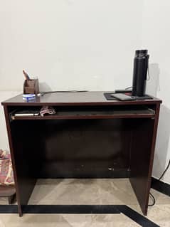 Computer Table – Lasani Ply with Keyboard Drawer