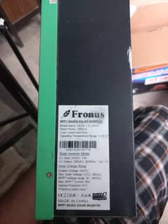 2.5 KVA Fronus Inverter
