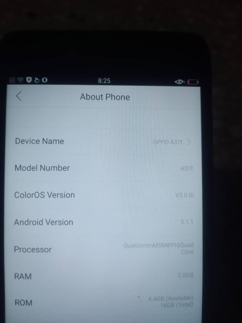 oppoA37f with snapdragon 412 processor 3