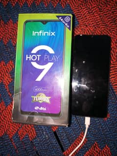 infinix hot 9 play 4 GB RAM 64GB memory