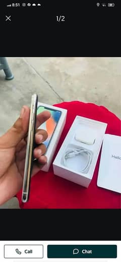 iPhone X ram 256 GB PTA approved my WhatsApp number 03290364327