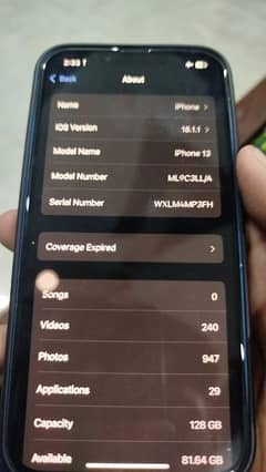 I phone 13  used non pta