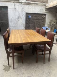 6 Chair dining table