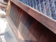 A wooden table