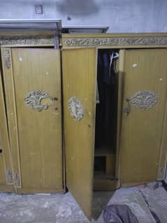 bed,almari,