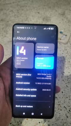 POCO X3 NFC pta approved with box and charger