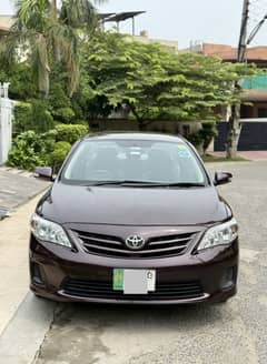 Toyota Corolla Gli 2013 Red Wine
