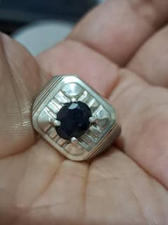 Bue Sapphire / Neelum / نیلم ring