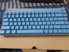 Mechanical keyboard 84 keys with multimedia control