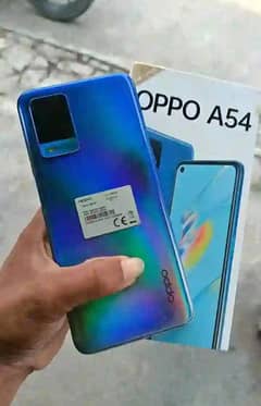 Oppo A54 full box  original charger
