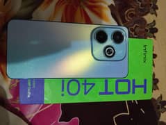 Infinix Hot 40i with box and cover and charger 10&9 condition