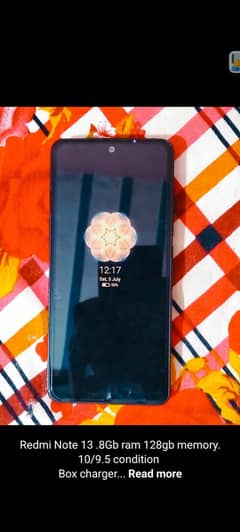 redmi note 13 8/128 full box 10/9.5 condition