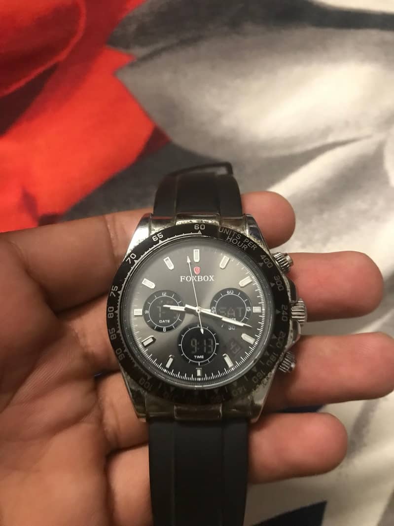 Foxbox double time watch Best quality  Double time  Condition 10/8 3