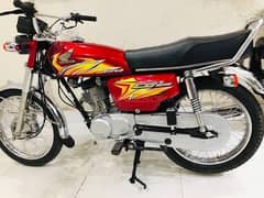 Honda 125 full 10/10 condition [contact number:  03091584880]
