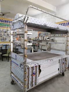 stainless steel burger shawarma counter