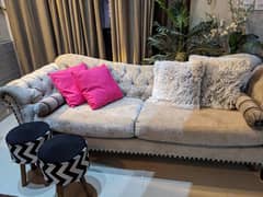 stylish habitt vale couch with ottoman