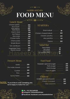 Every type of food available