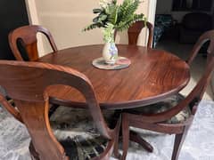 4 Seater Original Shishum Wood Dining Table