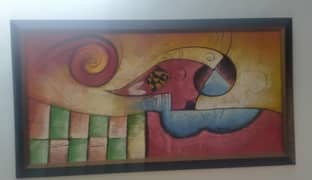 Elegant wall mirror and  Modern Abstract Frame for sale