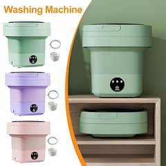 Mini Portable and Foldable Washing Machine Basket Random Color