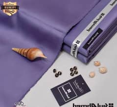 Men's unstitched cotton sotton plain suit  washen wear