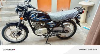 Suzuki 150GS model 2022 ka 7 month hayedrabad number 6200 km chali ve