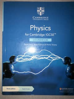 IGCSE Physics 3rd Edition David Sang, Mike Follows &. Sheila Tarpey