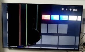 60 inch TCL led Android for sale (panel broken)