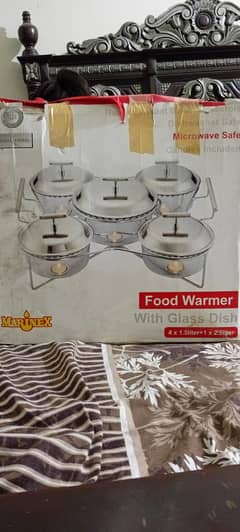FOOD WARMER BRAND NEW 5 dongas  NOT USED 03281010987