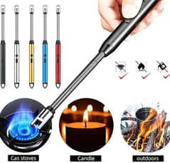 Rechargeable Electric Lighter – Windproof USB Lighter – Metal Body 