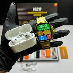 H20 Golden Ultra Smart Watch Best Quality Watch