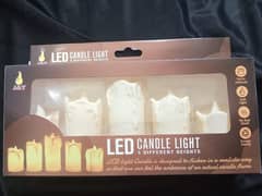 LED Candle Light - Realistic Flickering Flames with Adjustable Heights