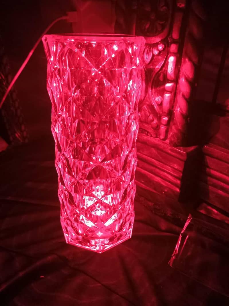 Crystal Lamp - Operated with Sensors/Remotely 2