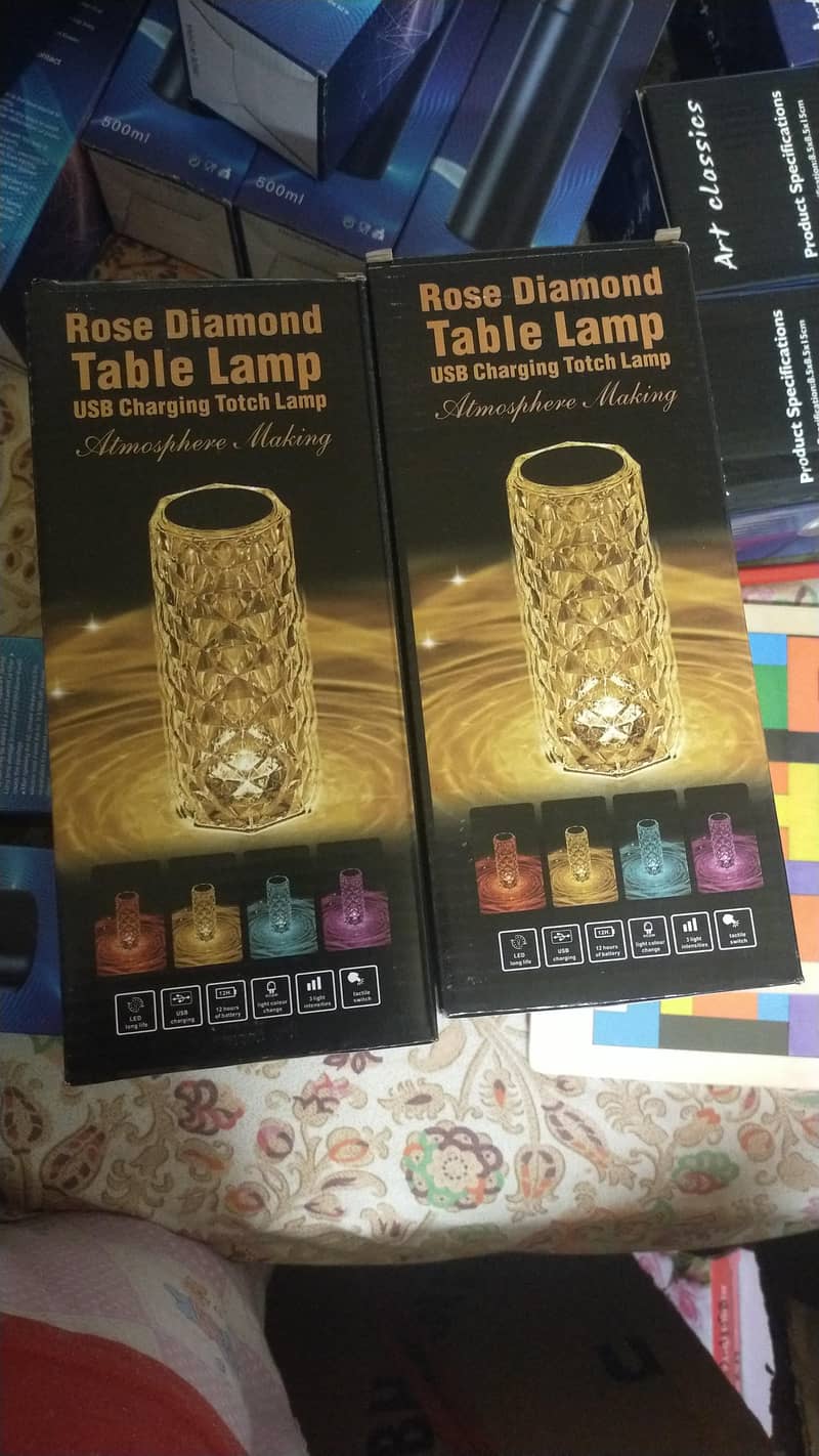 Crystal Lamp - Operated with Sensors/Remotely 3