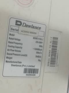 1 ton dawlance ac best condition urgent sell
