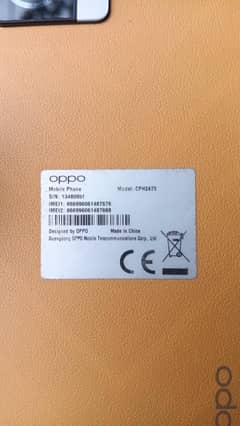 oppo a77s non PTA  30112438790