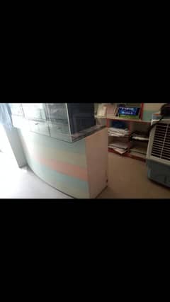 Mobile Count 6ft length,  Office Counter for Sale, Fresh Condition